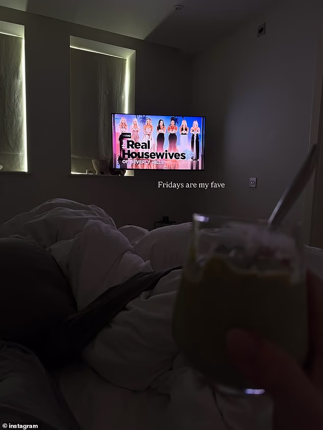 Kao dio svog odmora u krevetu, Nicola je podijelila kako je uživala u The Real Housewives