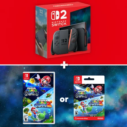 Switch 2 - Super Mario Galaxy 1+2 paket