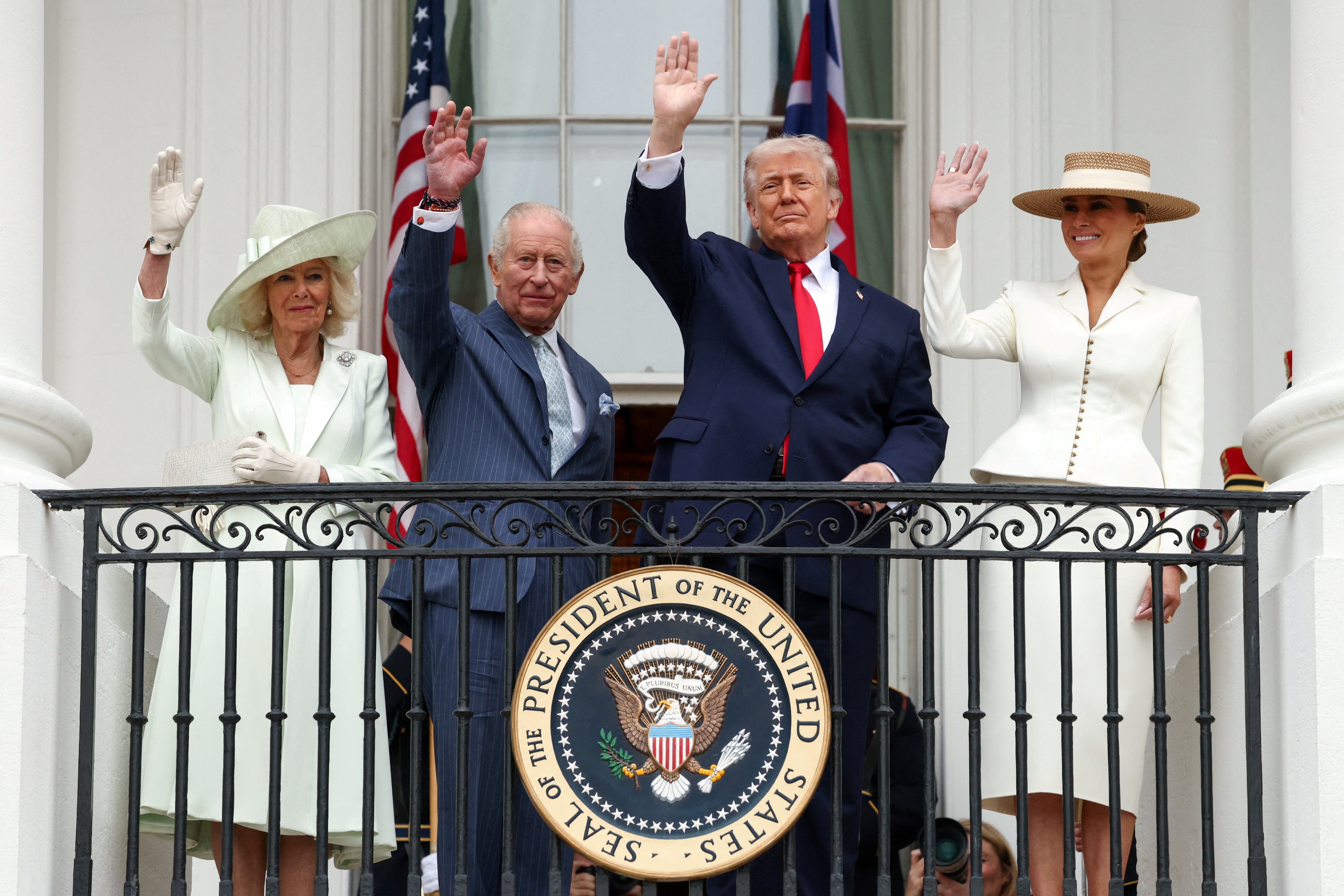 Bijela kuća objavila je na internetu nazivajući kralja Charlesa III i predsjednika Donalda Trumpa 