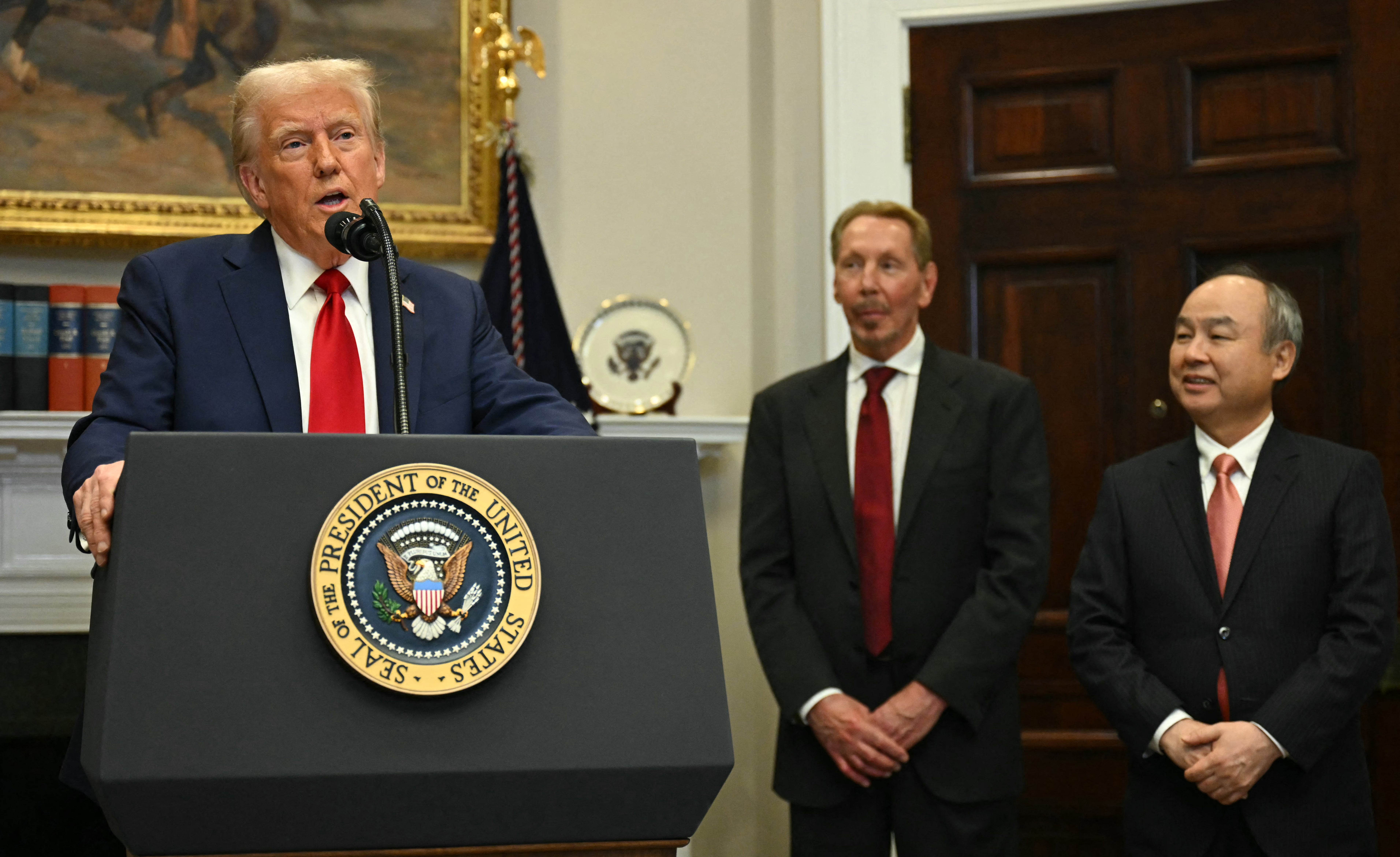 David Ellison i njegov otac Larry Ellison (u sredini), suosnivač Oraclea, bili su u središtu niza spajanja i akvizicija posljednjih mjeseci.