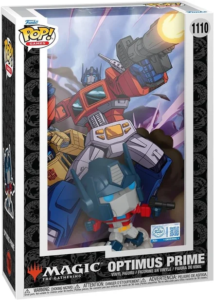 Funko Pop! Naslovnica stripa: Transformers x Magic The Gathering - Optimus Prime