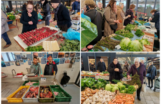 Bili smo na placi: Ponuda ribe za Veliki petak skromna (FOTO)