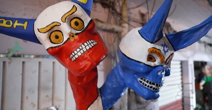 Dvoglava figura Trumpa i Netanyahua zapaljena na ‘Spaljivanju Jude’ | Vijesti