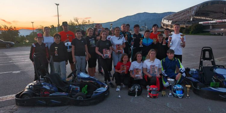 FOTO Otvoreno prvenstvo Hrvatske u kartingu: Mladi vozači okupili se u Splitu