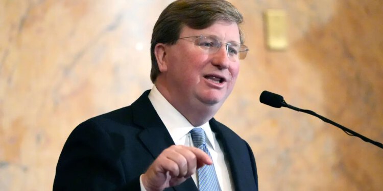 Guverner Mississippija Tate Reeves sazvat će posebnu sjednicu o preraspodjeli