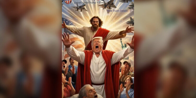 Isus šamara Trumpa u AI snimci koju je podijelio Iran (VIDEO) — RT World News