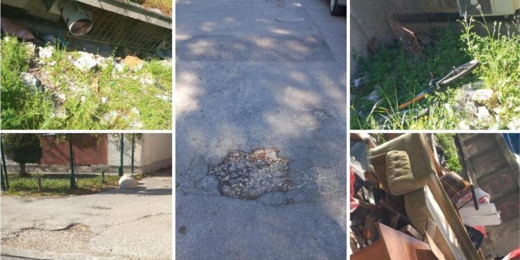 “Je li ikoga briga za ovaj užas?”: Stanari Plokita ogorčeni, pogledajte fotografije rupa, smeća i opasnog jarka tik uz Dom za starije