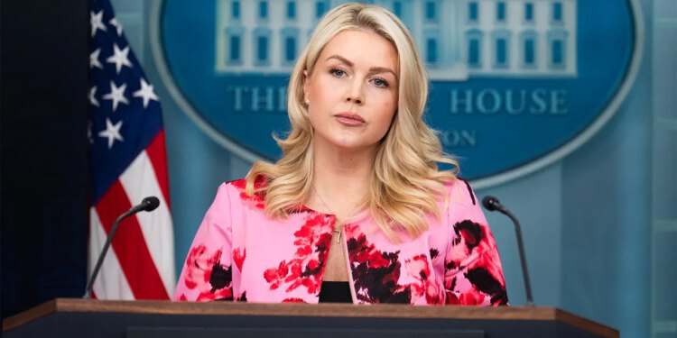 Karoline Leavitt kaže da zapljena iranskog broda nije kršenje primirja