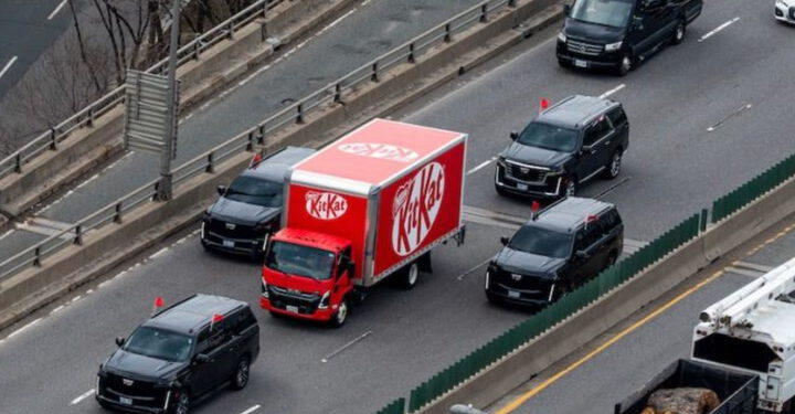 KitKat kamion okružen sigurnosnim konvojem nakon krađe čokolade teške 12 tona | Vijesti