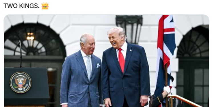Kralj Charles hvalio je kontrolu i ravnotežu. Istovremeno, Bijela kuća objavila je fotografiju na kojoj Trumpa naziva kraljem