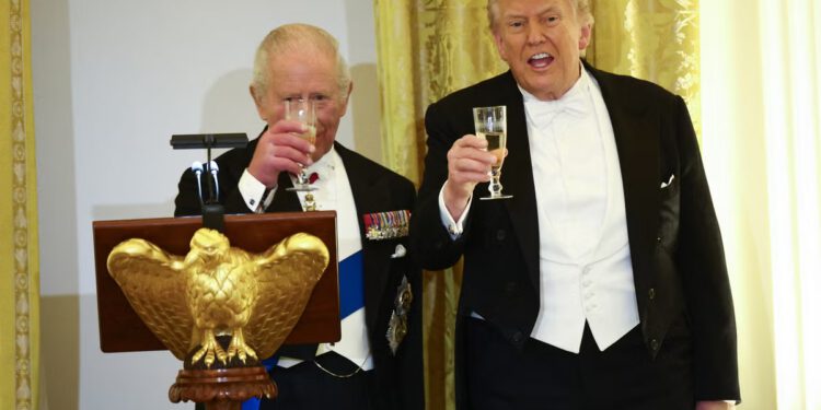 Kralj Charles puni raspored danas za državni posjet SAD-u nakon večere u Bijeloj kući s Trumpom i govorom u Kongresu