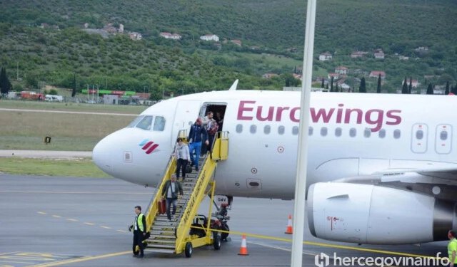 Mostar ponovno povezan s Njemačkom: Eurowings uvodi letove za Stuttgart i Düsseldorf