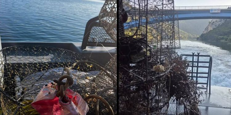 Na području Prokljanskog jezera i Skradina ribarska inspekcija izvukla čak 52 ilegalne vrše i 5 mreža!