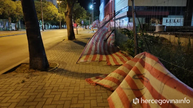 Narančasto upozorenje za Hercegovinu: Očekuje se jak vjetar do 70 km/h