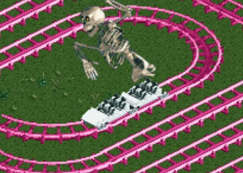 Ovaj RollerCoaster Tycoon 2 Rollercoaster toliko je nesagledivo dugačak da izgleda poput matične ploče