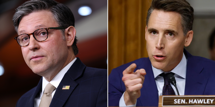 Senator Josh Hawley poziva predsjednika parlamenta Mikea Johnsona da blokira financiranje promjene spola kod mladih
