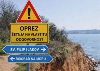 Šetači i biciklisti oprez – Na ovom se mjestu urušava!