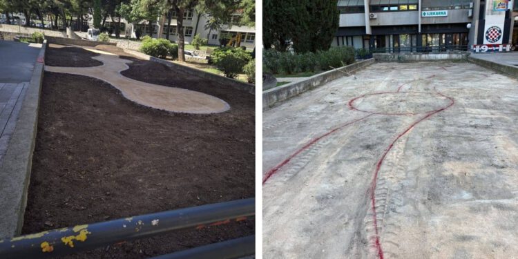 Split 3 uskoro dobiva senzorni vrt: Zapuštena siva površina pretvara se u mali zeleni kutak