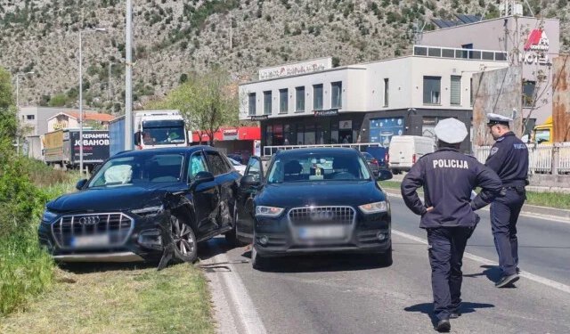 Sudar četiri automobila u Mostaru