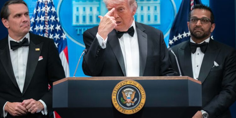 Trump White House shooting live: President lashes out at questions over shooter’s manifesto and blames Democrats