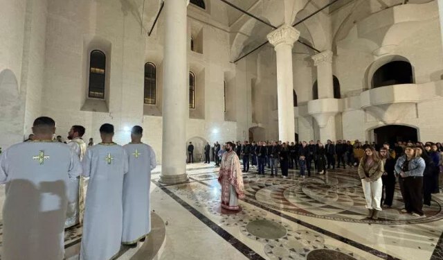 U Mostaru služena vaskršnja liturgija u Sabornoj crkvi Svete Trojice