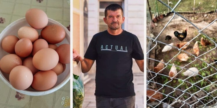 VELIKO SRCE IZ ZAGORE: Zdravko danas u Splitu dijeli 100 domaćih jaja onima kojima najviše trebaju