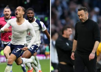 VIDEO Najzanimljiviji momenti Tottenham-Brighton 2-2. Xavi Simons vara De Zerbija, pa sprdnja u 95. minuti