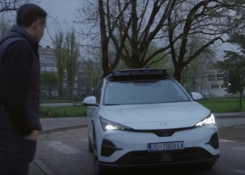 VIDEO: Pogledajte kako izgleda prva vožnja Rimčevim robotaksijem u Zagrebu