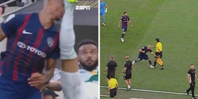 VIDEO Udarac u lice, isključenje i totalni kaos u AFC Ligi prvaka