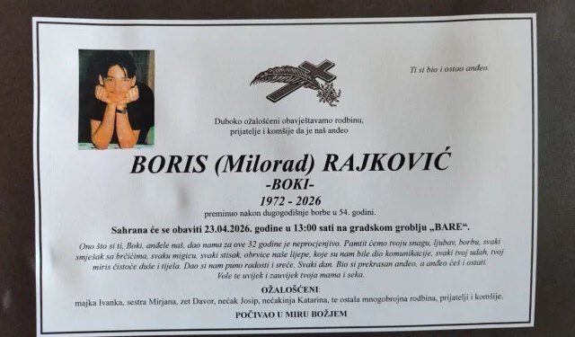 Vojnik Armije BiH preminuo nakon 32 godine kome