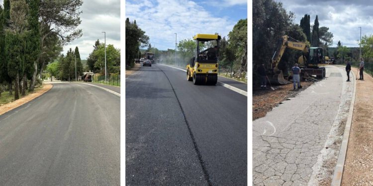 Završeni radovi na prometnici u Pražnicama: Saniran kolnik i dograđen nogostup