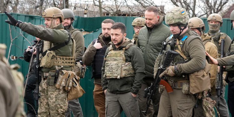 Zelenskyy kaže da je Ukrajina zauzela ruske položaje robotskim snagama