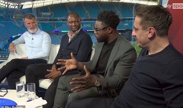 ‘Želite li pohvale ili bodove?’: Roy Keane se sukobio s Micahom Richardsom i Garyjem Nevilleom oko Arsenalove predstave u Man Cityju dok se smije tvrdnjama da Topnici mogu biti ‘ponosni’ unatoč porazu