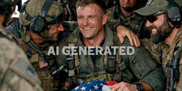Zvijezde MAGA-e spaljene su na internetu zbog dijeljenja fotografije pilota koju je izradila umjetna inteligencija nakon misije spašavanja u Iranu