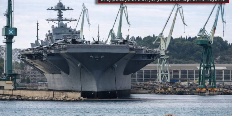Brodosplit: "Nosač USS Ford kod nas na remontu, skidamo mu azbestne ploče"