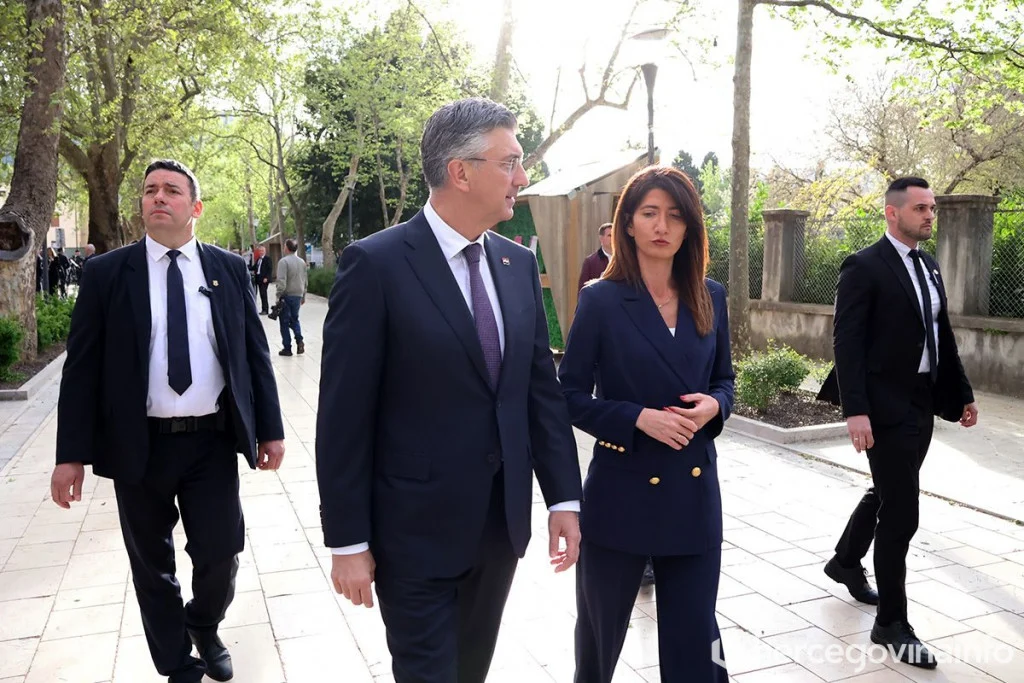 Plenković i Darijana Filipović