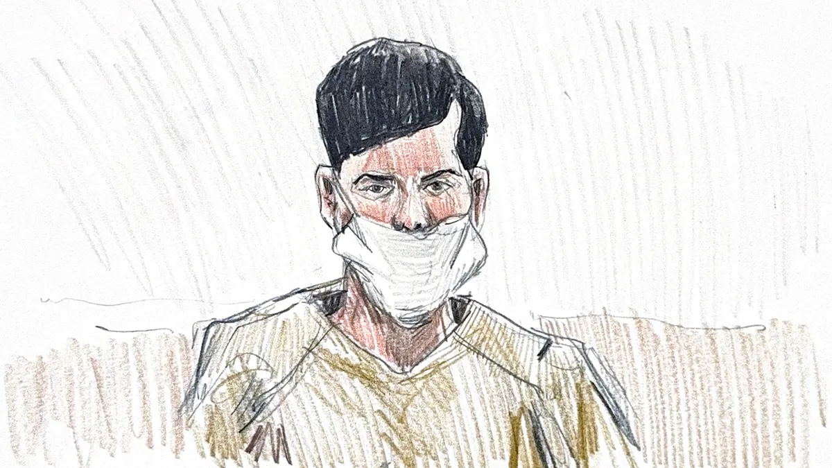 Jose Medina-Medina sjedi za stolom tijekom sudskog saslušanja u Chicagu