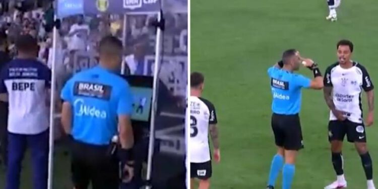 sudac ga opet vidi na VAR-u i vadi karton