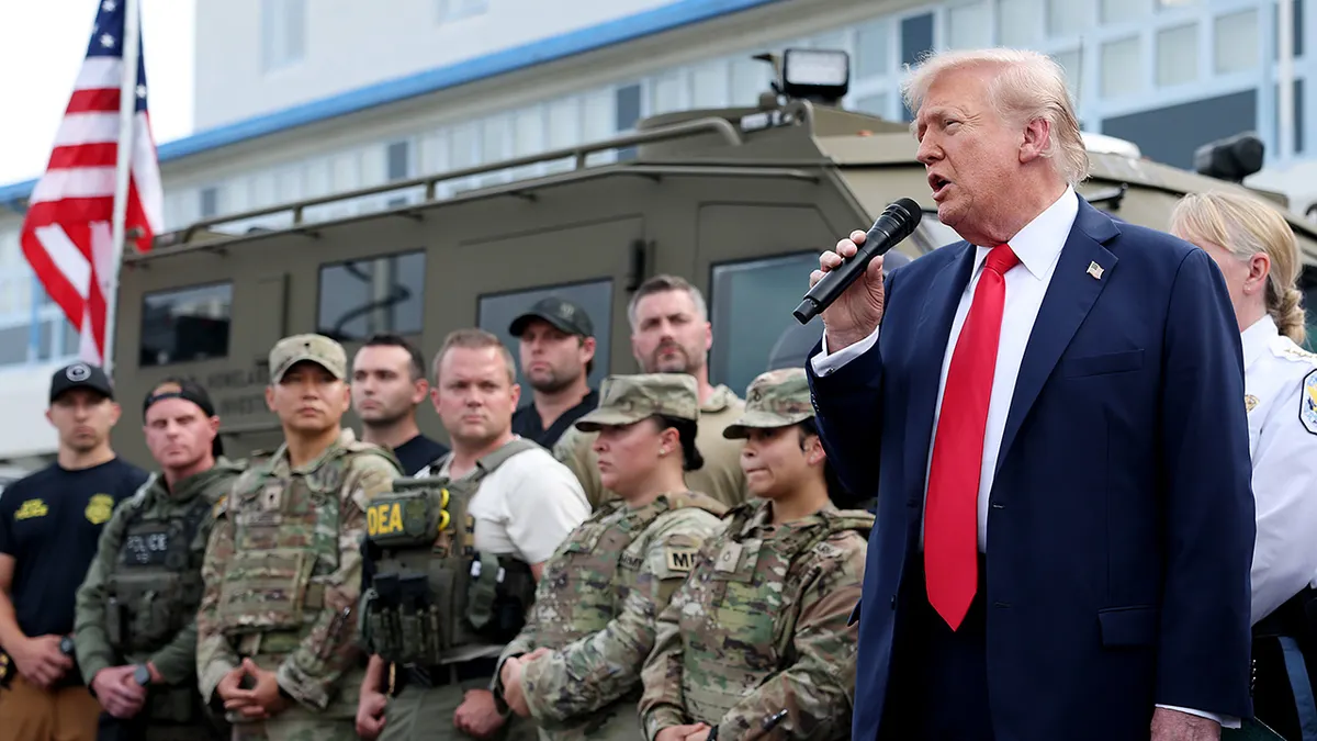 Trump, Nacionalna garda