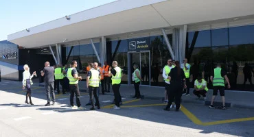 Zračna luka Mostar štrajk