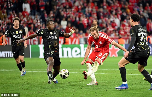 Harry Kane je vratio jedan za Bayern u sudačkoj nadoknadi, ali pokazalo se prekasno za domaćine