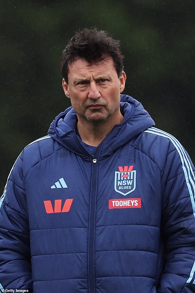 Daley je prikazan prošle godine kao trener NSW Bluesa