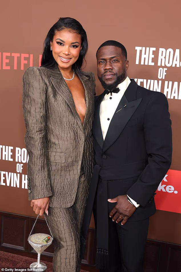 Kevin Hart i supruga Eniko slikani na Kia Forumu u nedjelju za događaj komedije