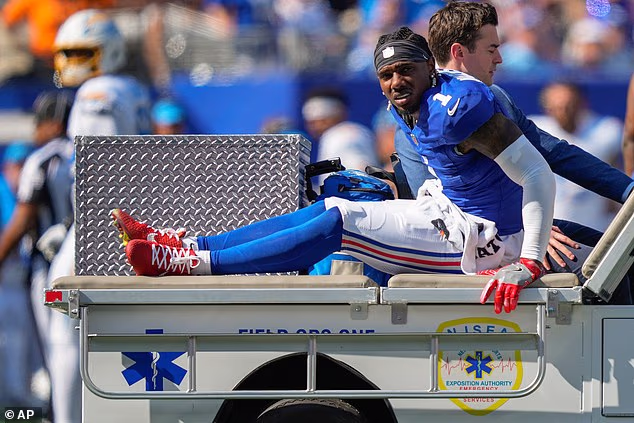 Wide receiver je pretrpio razderan ACL tijekom četvrtog tjedna pobjede New Yorka nad LA Chargersima
