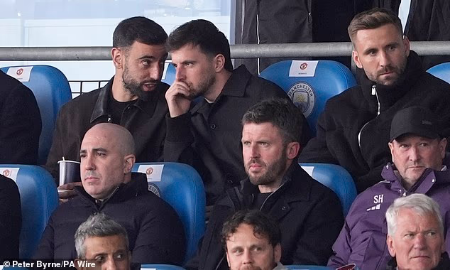 Michael Carrick, Bruno Fernandes, Mason Mount i Luke Shaw bili su prisutni