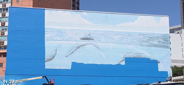 'Whaling Wall 82' naslikao je 1999. umjetnik borac za zaštitu prirode Wyland