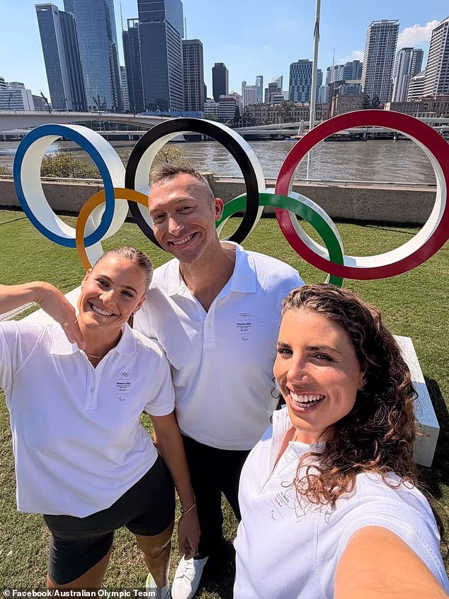 Za Igre 2032. trenutno je oko 11 760 hotelskih soba manje od onoga što je potrebno (na slici, australske olimpijske zvijezde Nina Kennedy, Ian Thorpe i Jessica Fox promoviraju Olimpijske igre u Brisbaneu)