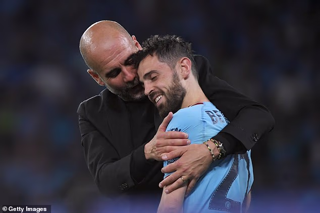 Bernardo Silva – a man who arrived here in July 2017 sporting pink shorts and wondering why it was so chilly – is Guardiola’s dream, playing in his own image