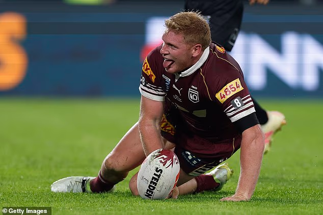 The big Queensland forward has had to wait a long time to return to the Origin arena, but was rewarded with a first-half try