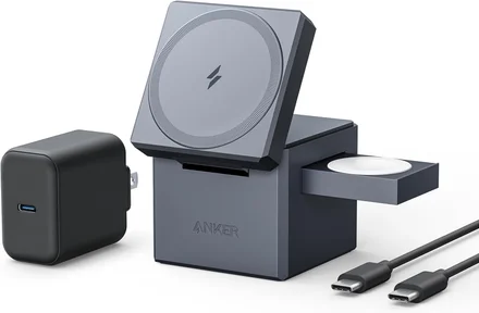 Anker 15W 3-u-1 MagSafe kocka za bežično punjenje